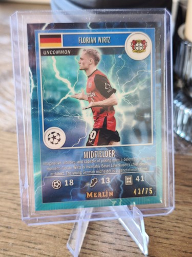 Florian Wirtz 2025 Panini Merlin Chrome /75