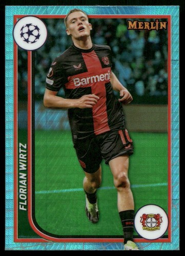Florian Wirtz 2024 Topps Merlin Chrome Aqua Prism #20