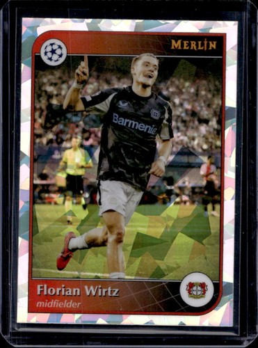 Florian Wirtz 2024 Topps Merlin Chrome Atomic Refractor