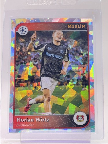 Florian Wirtz 2025 Topps Merlin Chrome Atomic Refractor