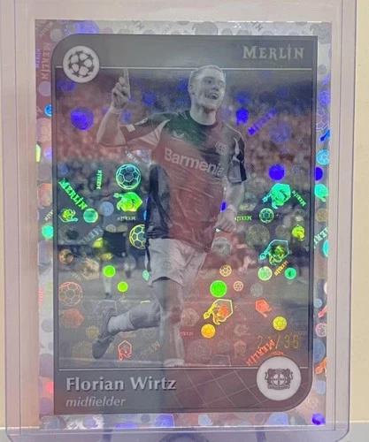 Florian Wirtz 2024 Topps Merlin Chrome Black & White 21/35