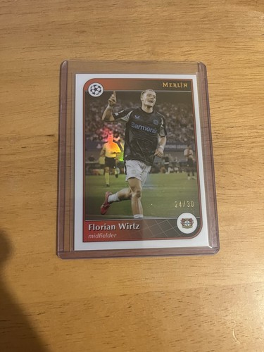Florian Wirtz 2024 Topps Merlin Chrome Colore Corrispondente /30