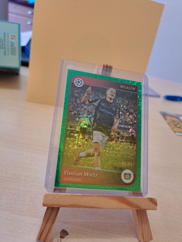 Florian Wirtz 2024 Topps Merlin Chrome Green Diamond /99