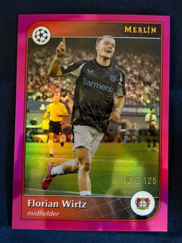 Florian Wirtz 2024 Topps Merlin Chrome Magenta /125
