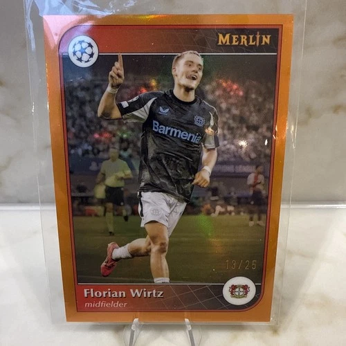 Florian Wirtz 2024 Topps Merlin Chrome Parallel /25