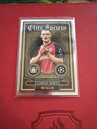 Florian Wirtz 2024 Panini Merlin UEFA Champions League Refractor /50