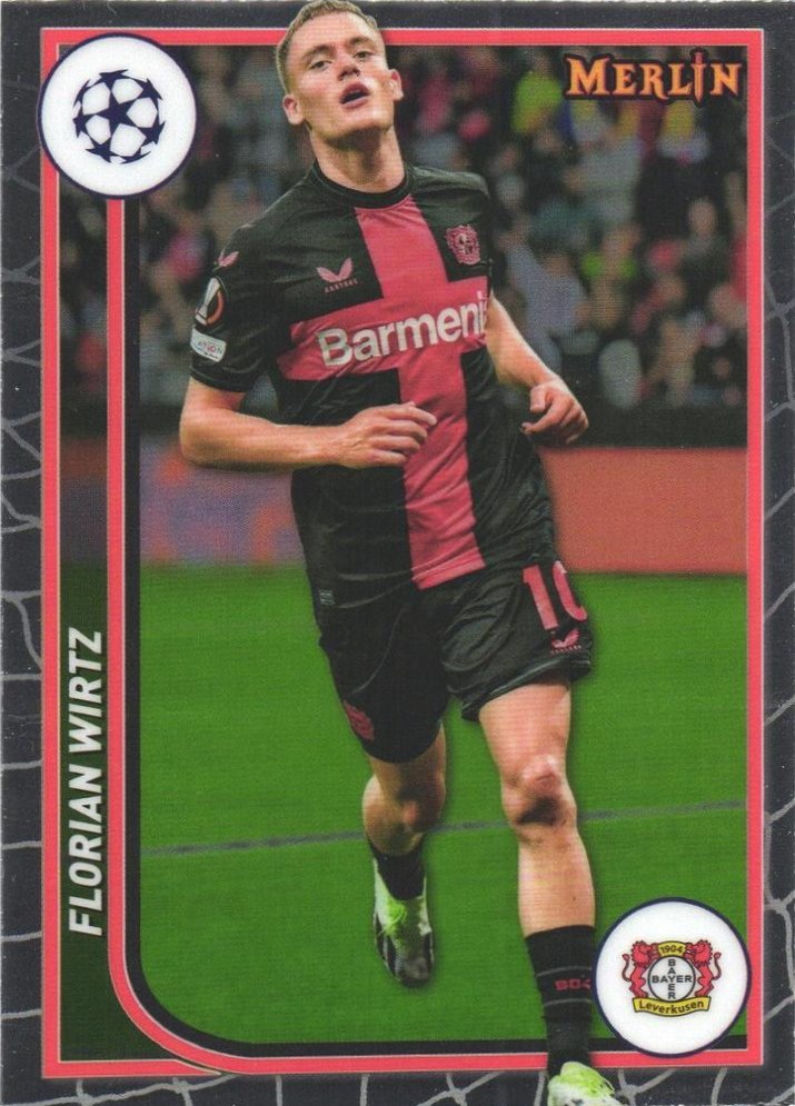 Florian Wirtz 2023 Topps Merlin UEFA Club Competitions