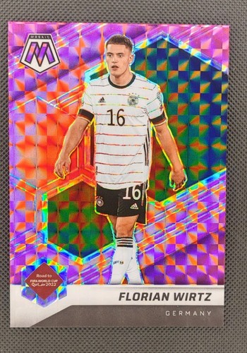 Florian Wirtz 2021 Panini Mosaic FIFA Road To World Cup Pink /25
