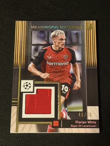 Florian Wirtz 2025 Panini Museum Collections Gold /50