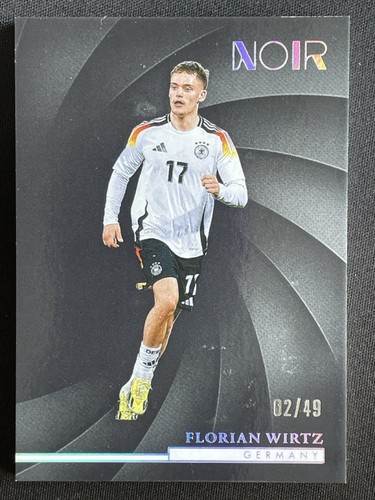 Florian Wirtz 2024 Panini Noir Plata /49