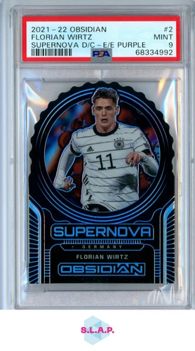 Florian Wirtz 2021 Panini Obsidian Purple /60