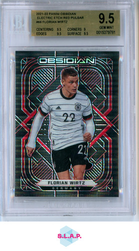 Florian Wirtz 2021 Panini Obsidian Red Pulsar /26