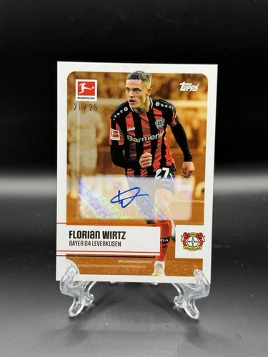 Florian Wirtz 2021 Topps On Demand Bundesliga Stars /25