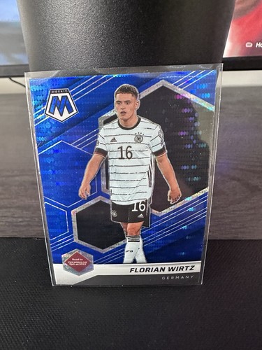 Florian Wirtz 2021 Panini Prizm Blue Pulsar