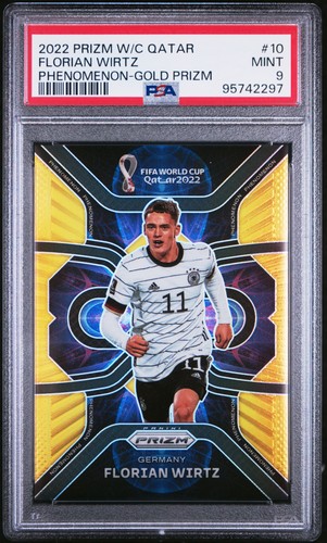 Florian Wirtz 2022 Panini Prizm World Cup Qatar Gold Prizm /10