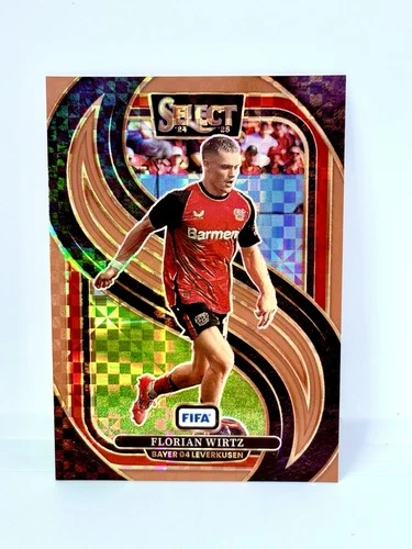 Florian Wirtz 2024 Panini Select Bronze Checker /75