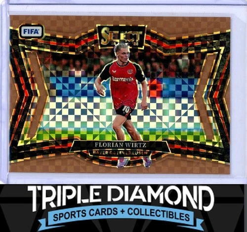 Florian Wirtz 2024 Panini Select Bronze Checker /75