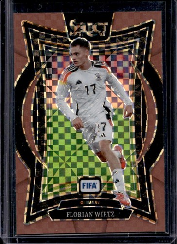 Florian Wirtz 2024 Panini Select Bronze Checker /75