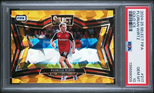 Florian Wirtz 2024 Panini Select Field Gold Ice /10