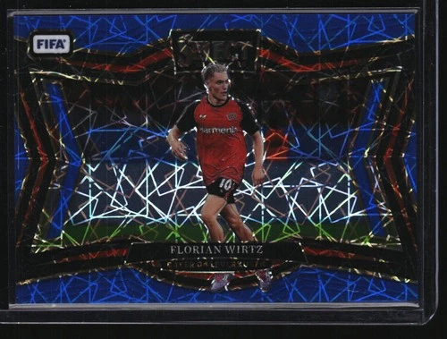Florian Wirtz 2024 Panini Select FIFA Blue Lazer