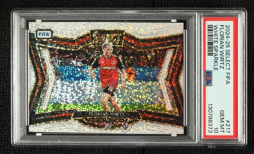 Florian Wirtz 2024 Panini Select FIFA White Sparkle Prizm
