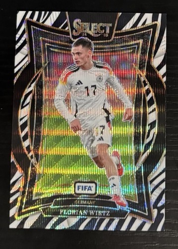 Florian Wirtz 2024 Panini Select Zebra Wave