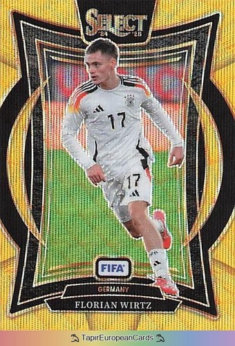 Florian Wirtz 2024 Panini Seleziona Gold Prizm /10