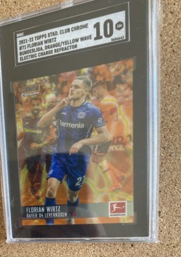 Florian Wirtz 2021 Panini Stadium Club Chrome