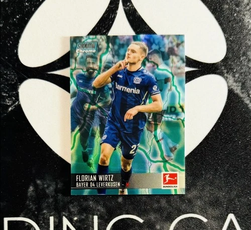 Florian Wirtz 2021 Topps Stadium Club Green Electric /175