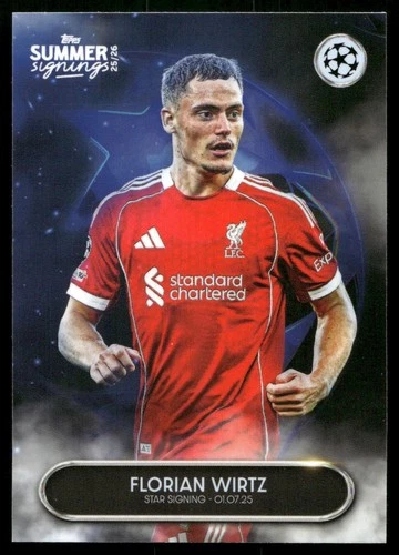 Florian Wirtz 2025 Topps Summer Signings UCC