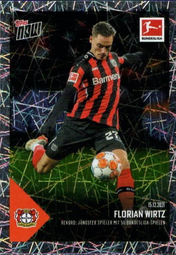 Florian Wirtz 2022 Topps Bundesliga Stickers