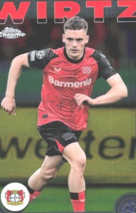 Florian Wirtz 2024 Topps Chrome UEFA Club Competitions