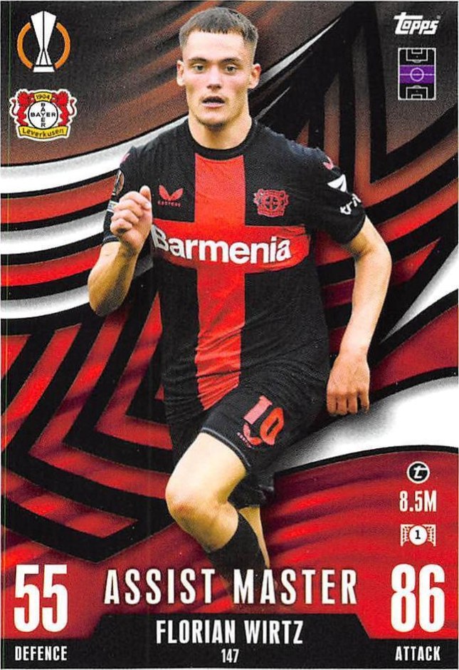Florian Wirtz 2023 Topps Match Attax UEFA Club Competitions Extra