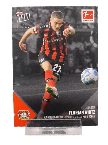 Florian Wirtz 2021 Topps Now Bundesliga Black /10