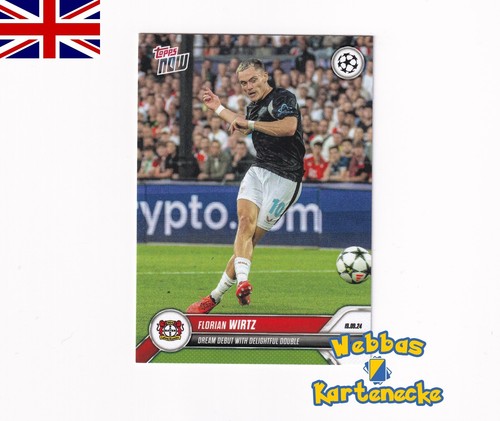 Florian Wirtz 2024 Topps Now UEFA Champions League