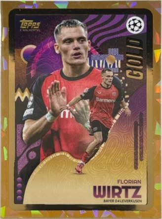 Florian Wirtz 2024 Topps X Walkertl Gold