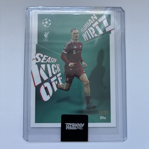 Florian Wirtz 2025 Topps Total Football Blue /99