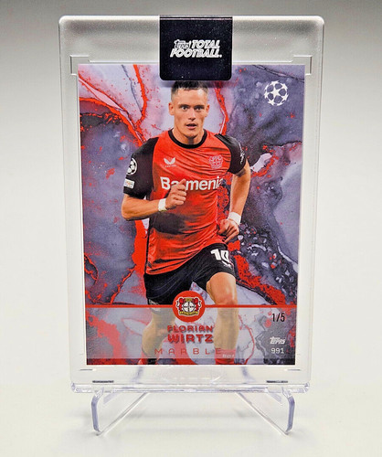 Florian Wirtz 2025 Topps Total Marble Red /5