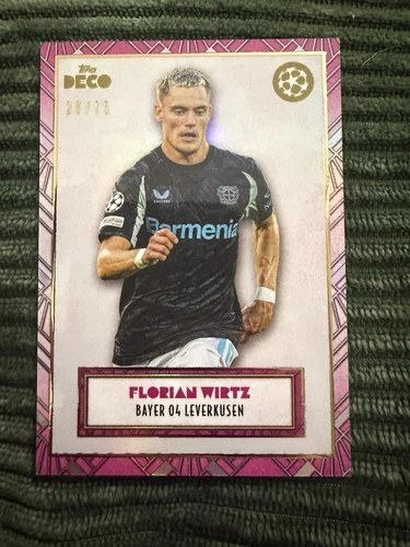 Florian Wirtz 2024 Topps UCC Deco Pink /75