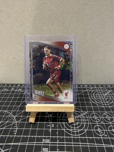 Florian Wirtz 2025 Topps UCC Flagship Black Sparkle /10