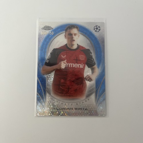 Florian Wirtz 2024 Topps UCC Flagship Chrome Chrome /199