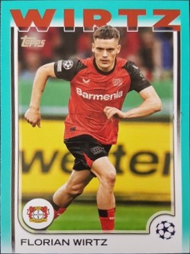 Florian Wirtz 2024 Topps UCC Flagship Mint Green