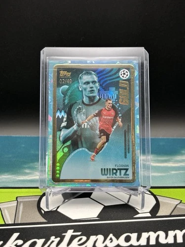 Florian Wirtz 2024 Topps UCL Gold /49