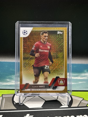 Florian Wirtz 2023 Topps UCL Gold /50