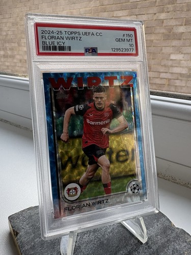 Florian Wirtz 2024 Topps UEFA Champions League Blue Ice /75