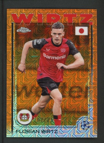 Florian Wirtz 2025 Topps UEFA Champions League Naranja /25