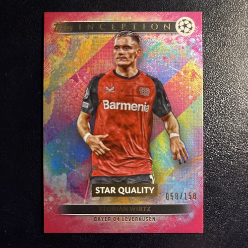 Florian Wirtz 2025 Topps UEFA Inception Pink /150