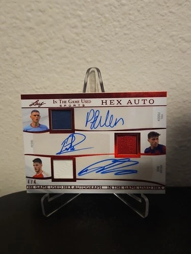 Foden/Pedri/Rice/Gavi/Endrick/Camavinga 2025 Leaf In The Game Used /4