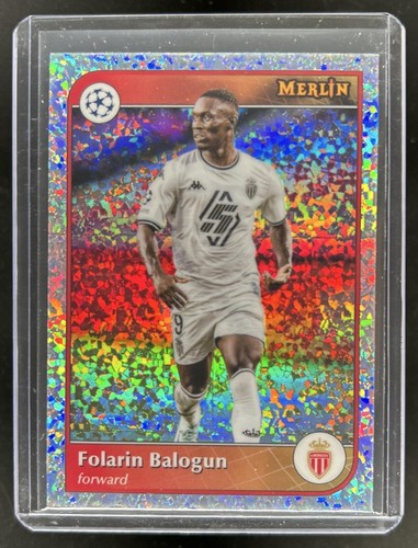 Folarin Balogun 2024 Topps Merlin Chrome Diamond Refractor