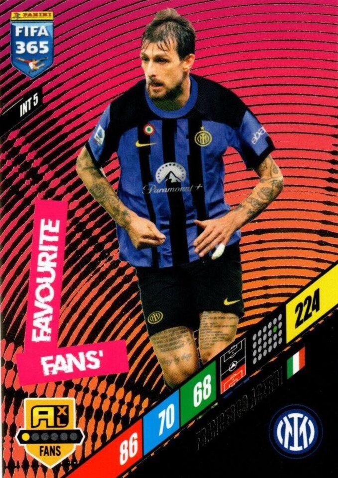 Francesco Acerbi 2024 Panini Adrenalyn XL FIFA 365